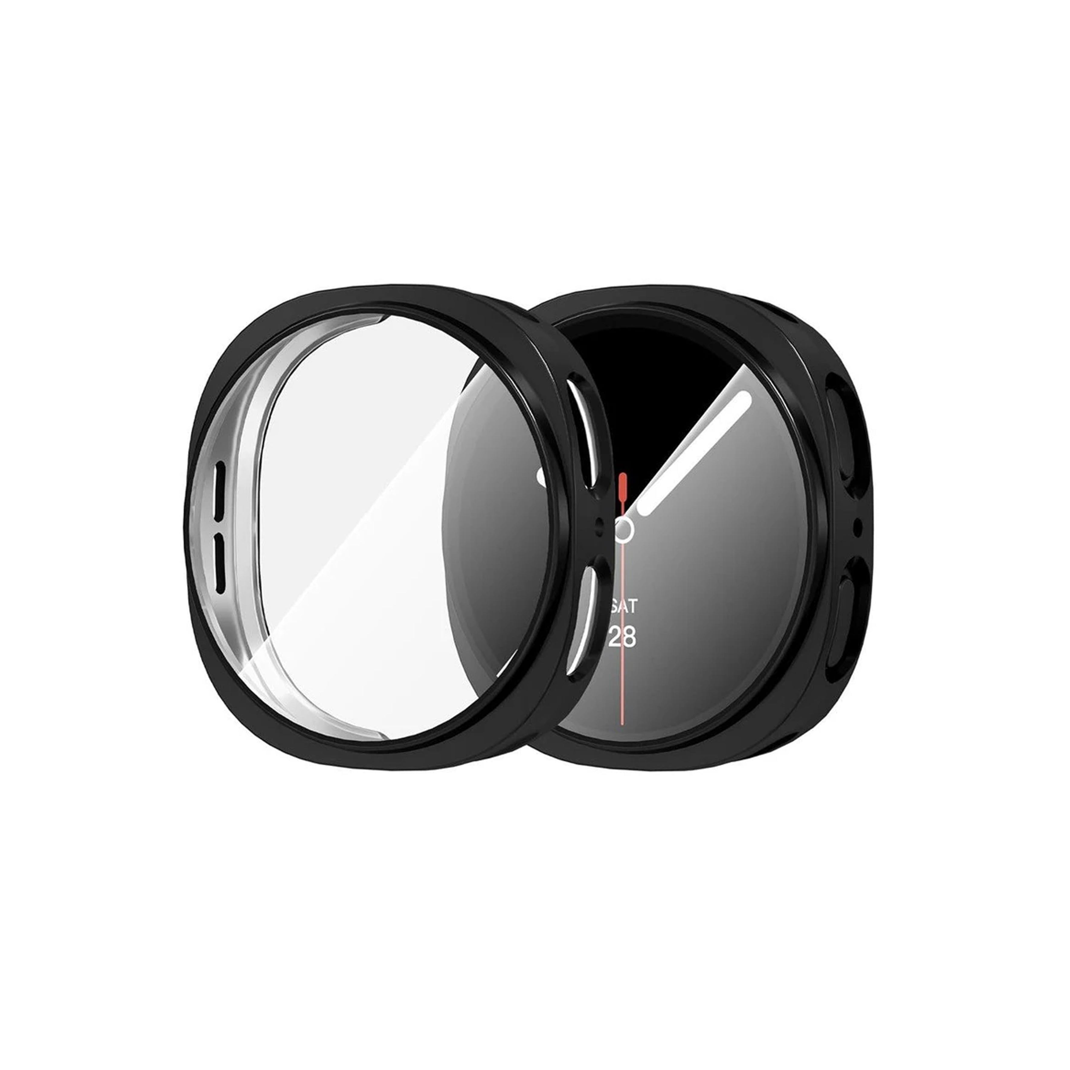 Full Protective Case with Clear Soft Screen for Samsung Galaxy Watch 8