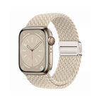 Braided Nylon Stretch Band for Apple Watch – Adjustable Elastic Strap